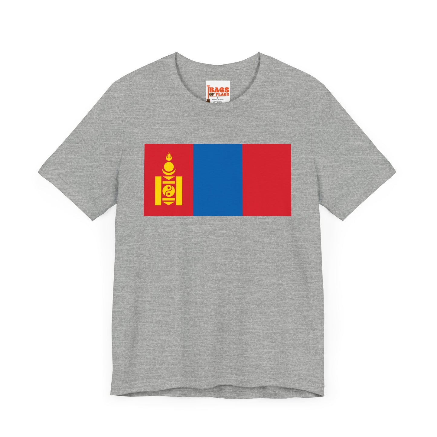 Mongolia Flag on T-shirt