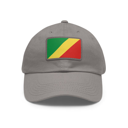 Republic of the Congo Leather Patch Hat