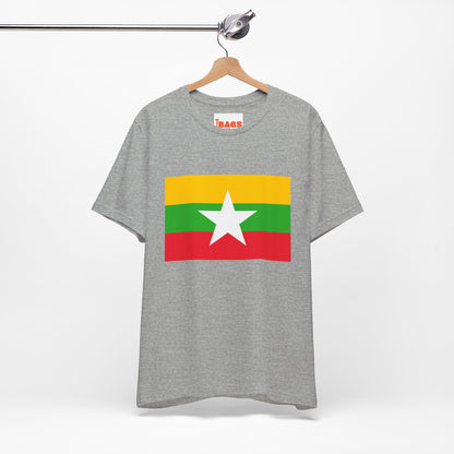 Myanmar Flag on T-shirt