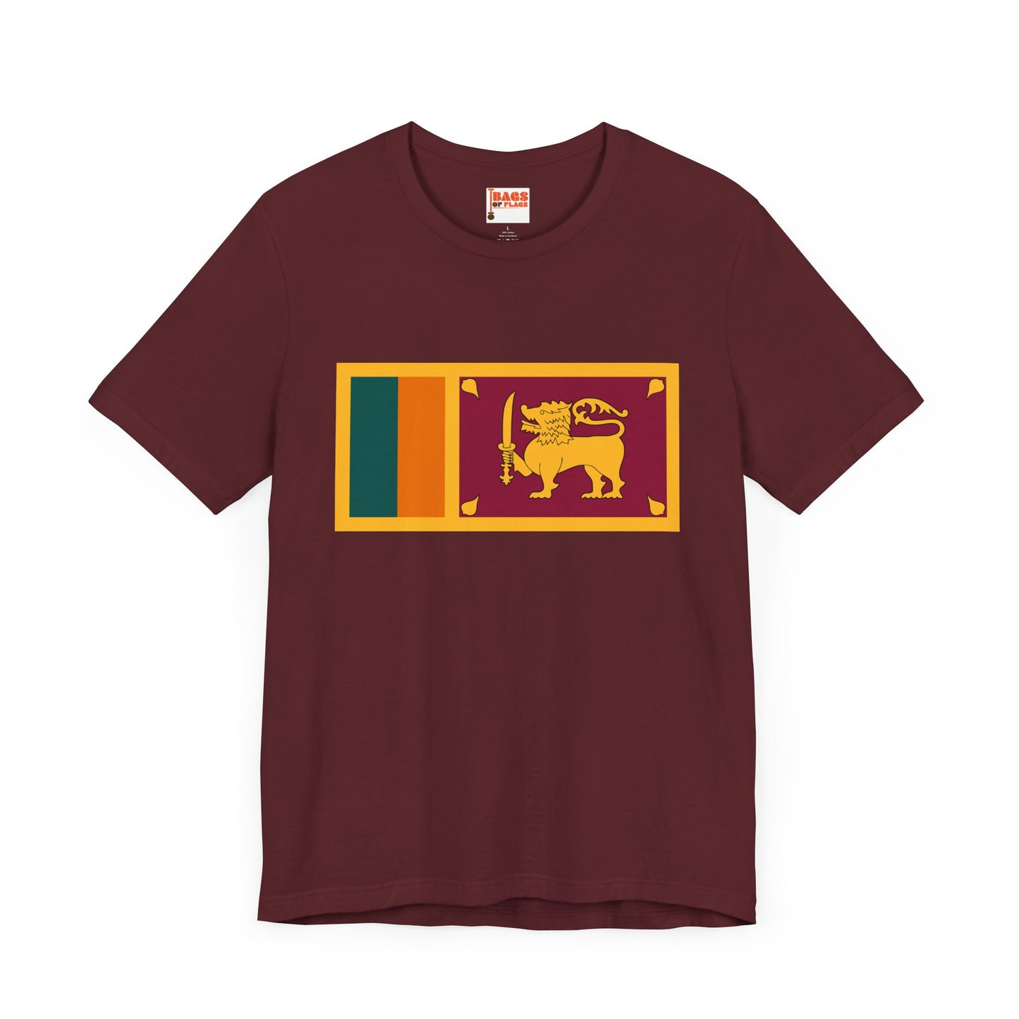 Sri Lanka Flag on T-shirt