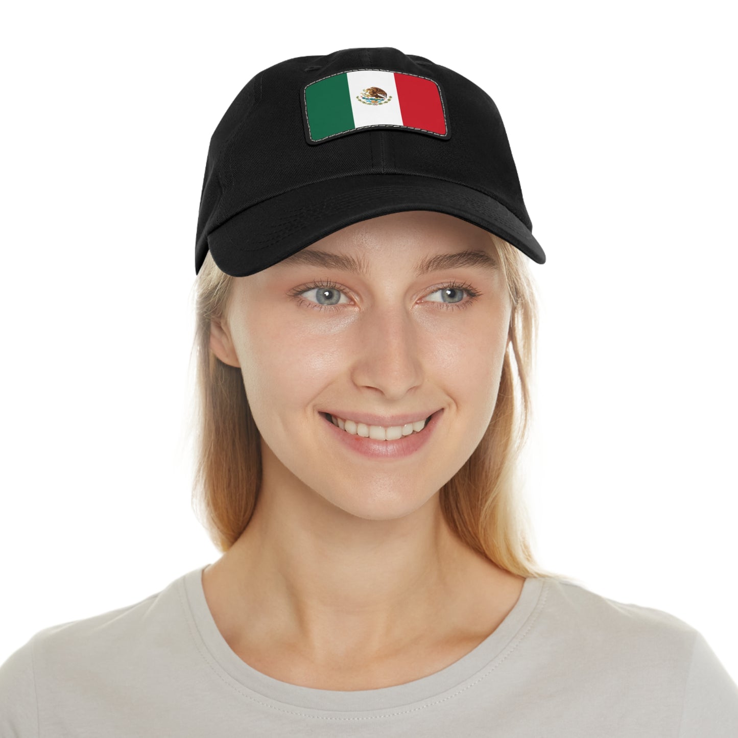 Mexico Leather Patch Hat