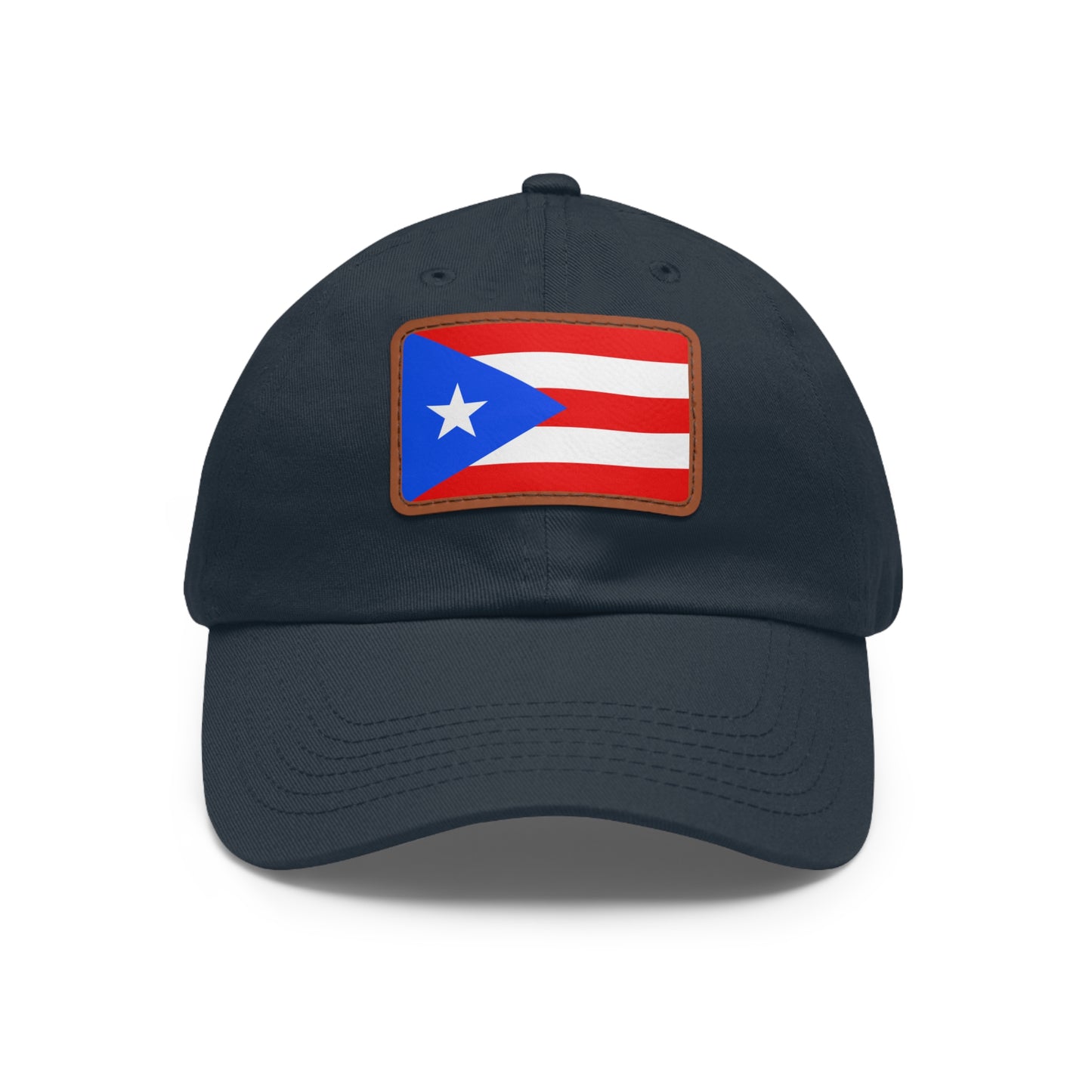 Puerto Rico Leather Patch Hat