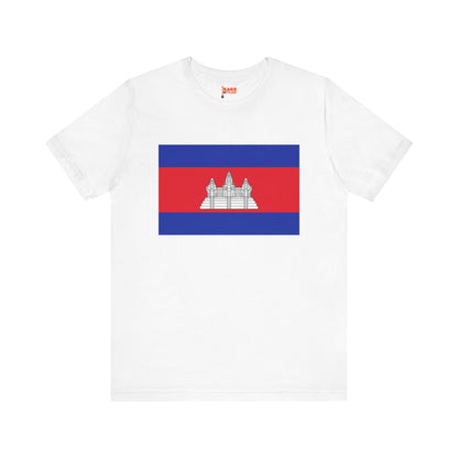 Cambodia Flag on T-shirt