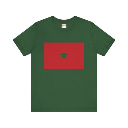 Morocco Flag on T-shirt