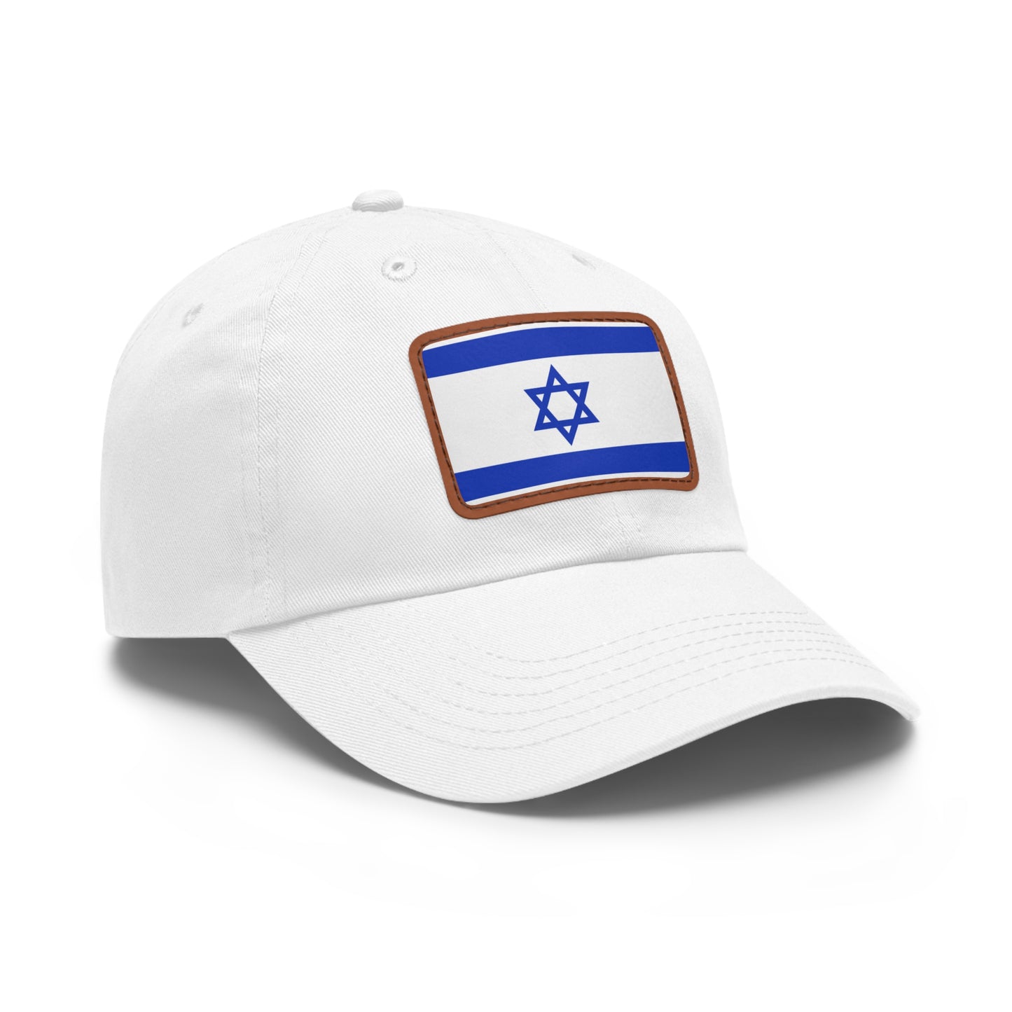 Israel Leather Patch Hat