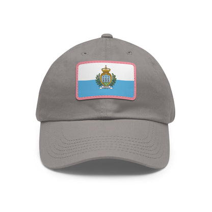 San Marino Leather Patch Hat