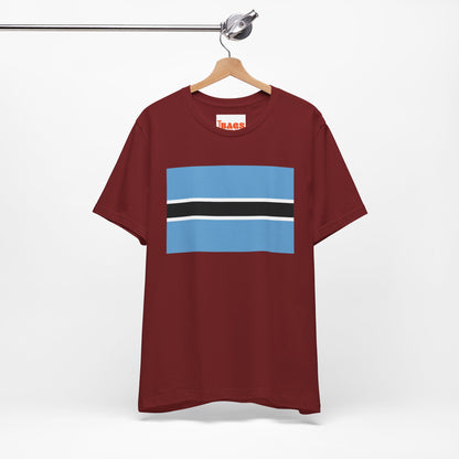 Botswana Flag on T-shirt