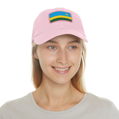 Rwanda Leather Patch Hat