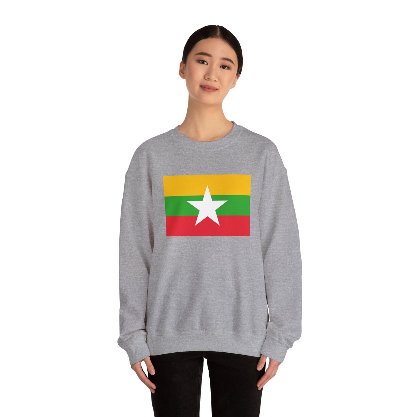 Myanmar Flag Sweatshirt