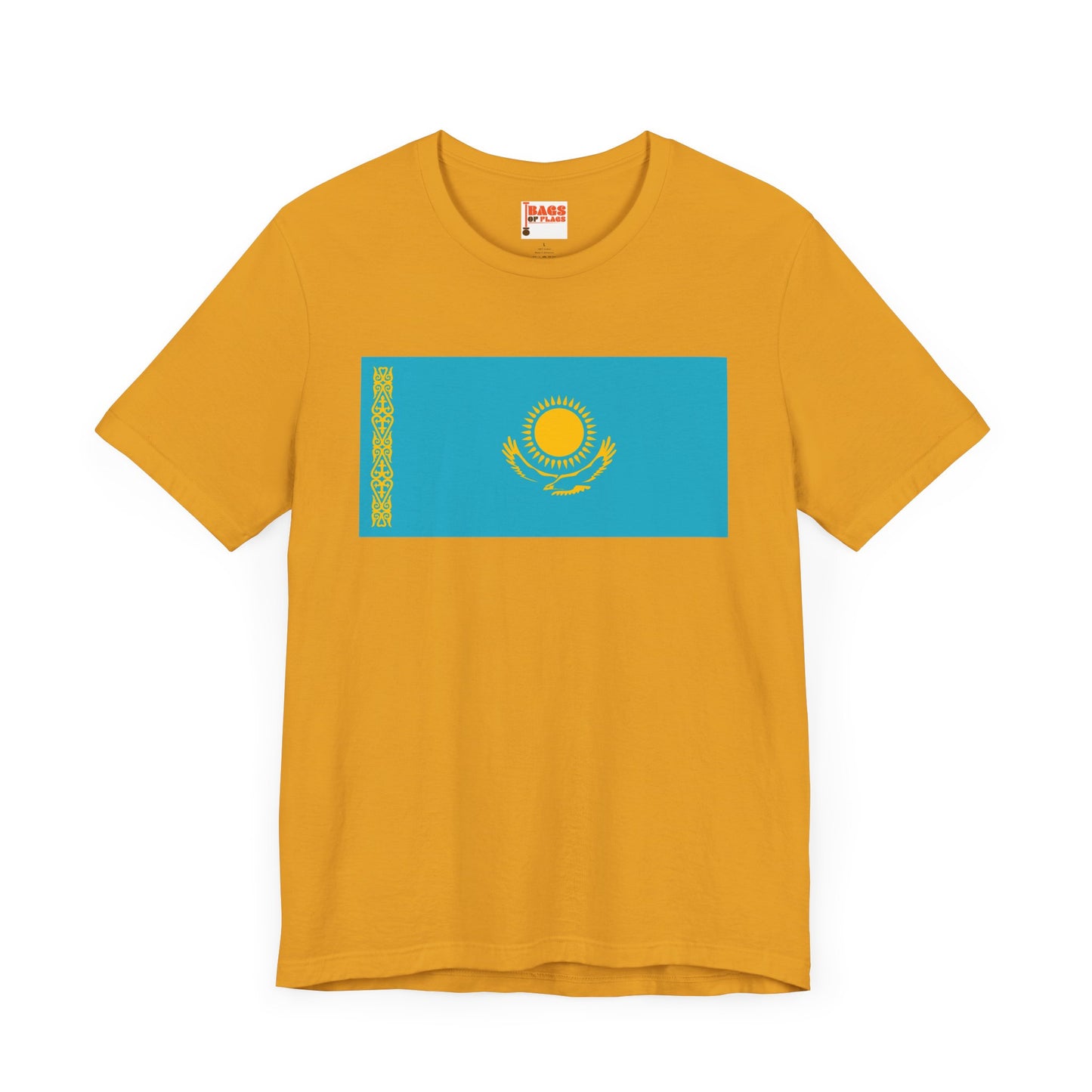 Kazakhstan Flag on T-shirt