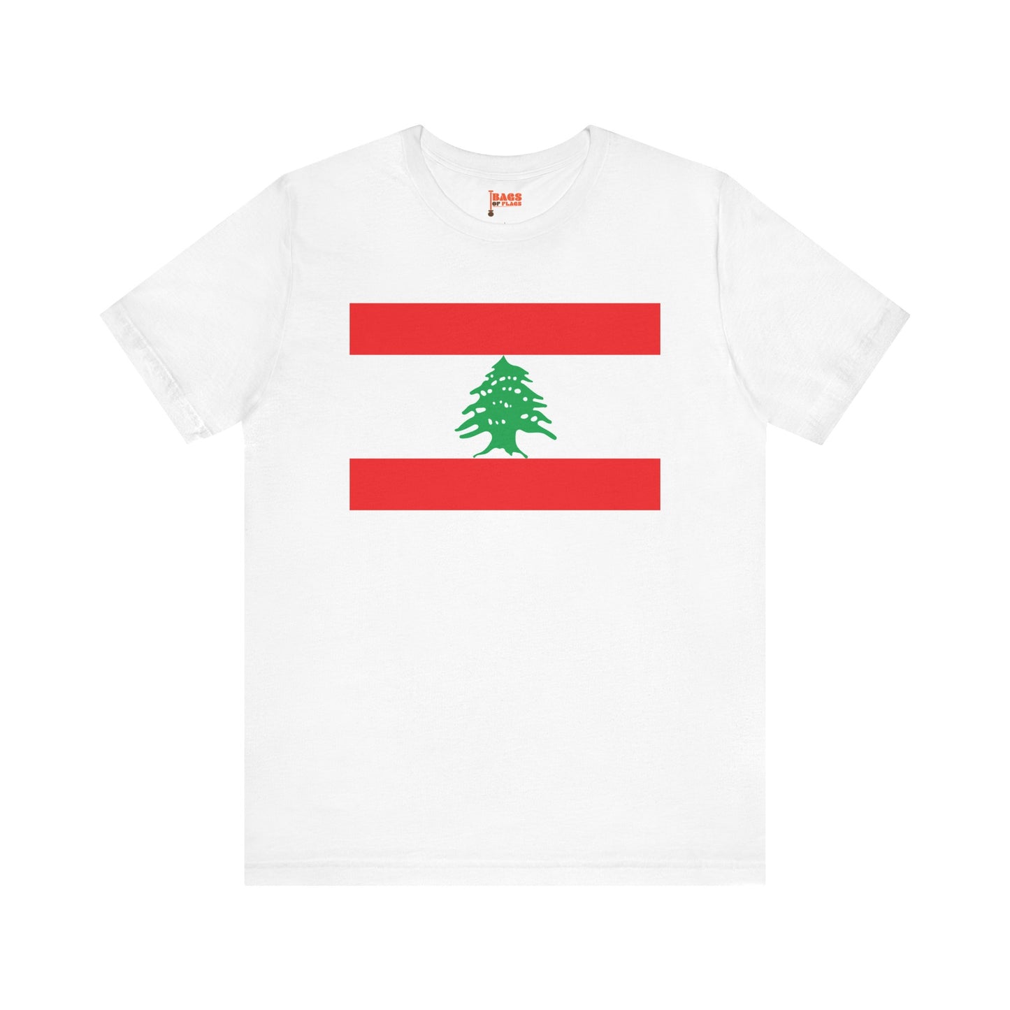Lebanon Flag on T-shirt