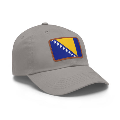 Bosnia and Herzegovina Leather Patch Hat