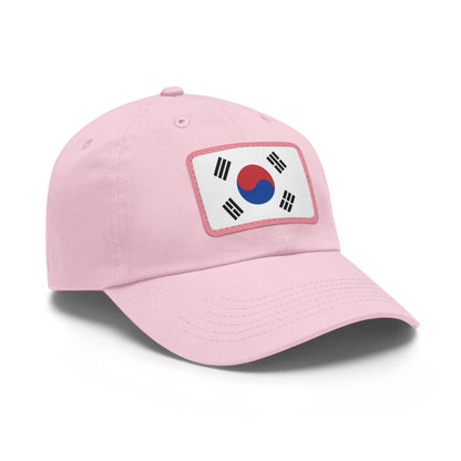South Korea Leather Patch Hat