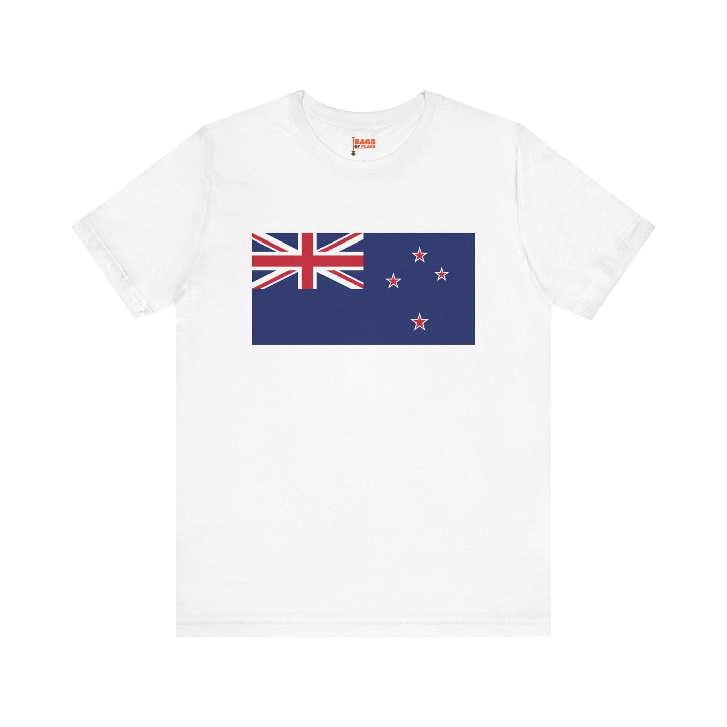 New Zealand Flag on T-shirt