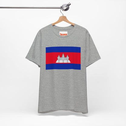 Cambodia Flag on T-shirt