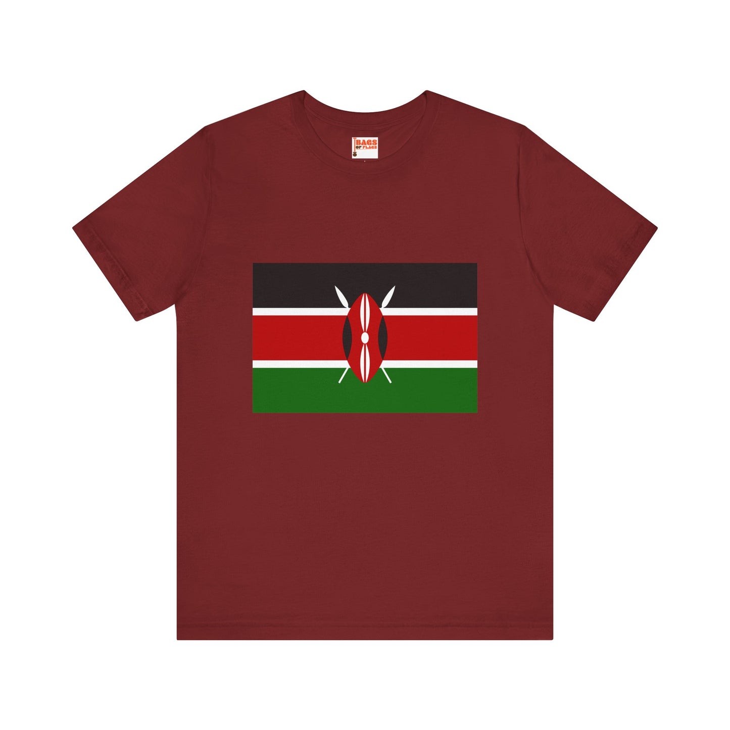 Kenya Flag on T-shirt