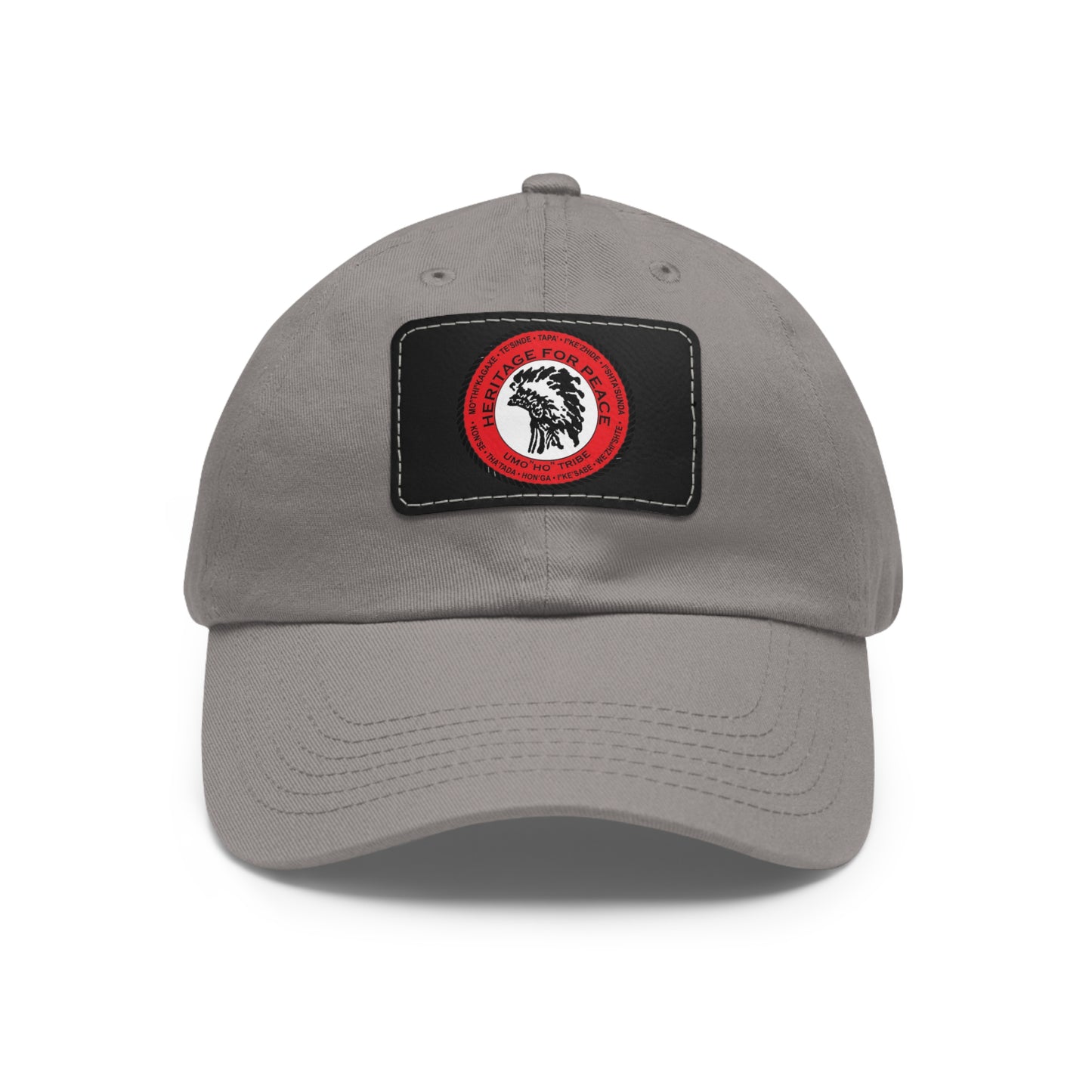 Omaha People Leather Patch Hat