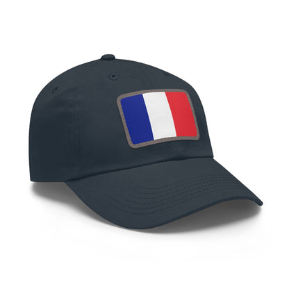 France Leather Patch Hat
