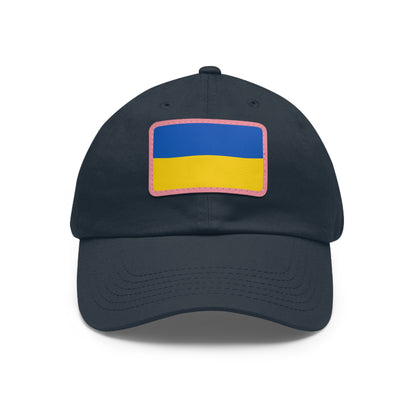 Ukraine Leather Patch Hat