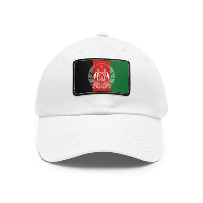 Afghanistan Leather Patch Hat