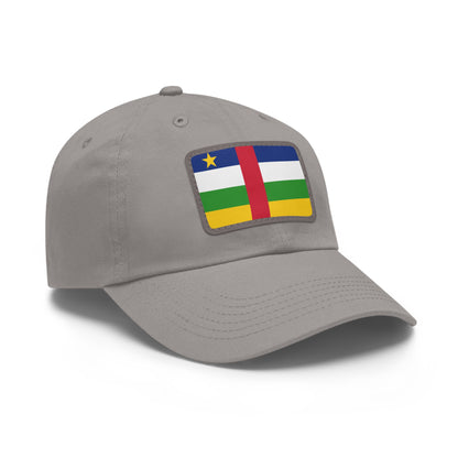 Central African Republic Leather Patch Hat