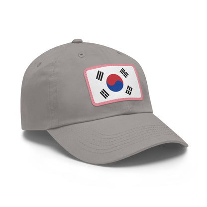 South Korea Leather Patch Hat