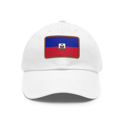 Haiti Leather Patch Hat