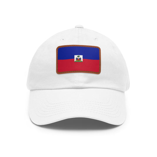 Haiti Leather Patch Hat