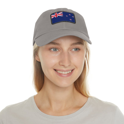 New Zealand Leather Patch Hat