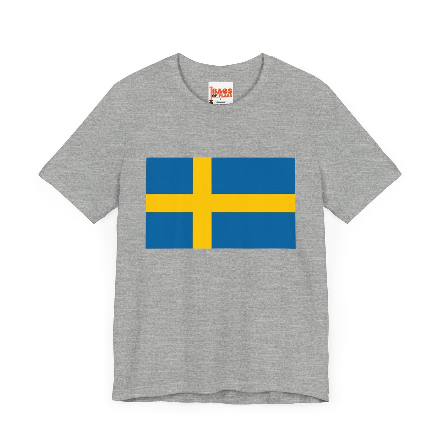 Sweden Flag on T-shirt