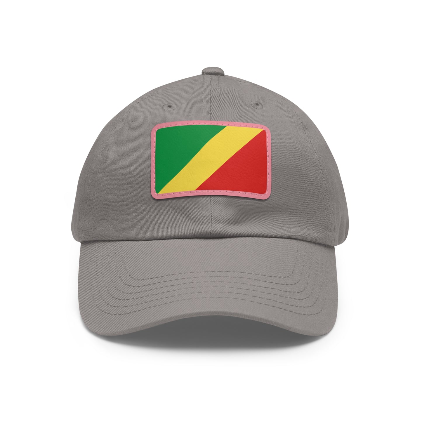Republic of the Congo Leather Patch Hat