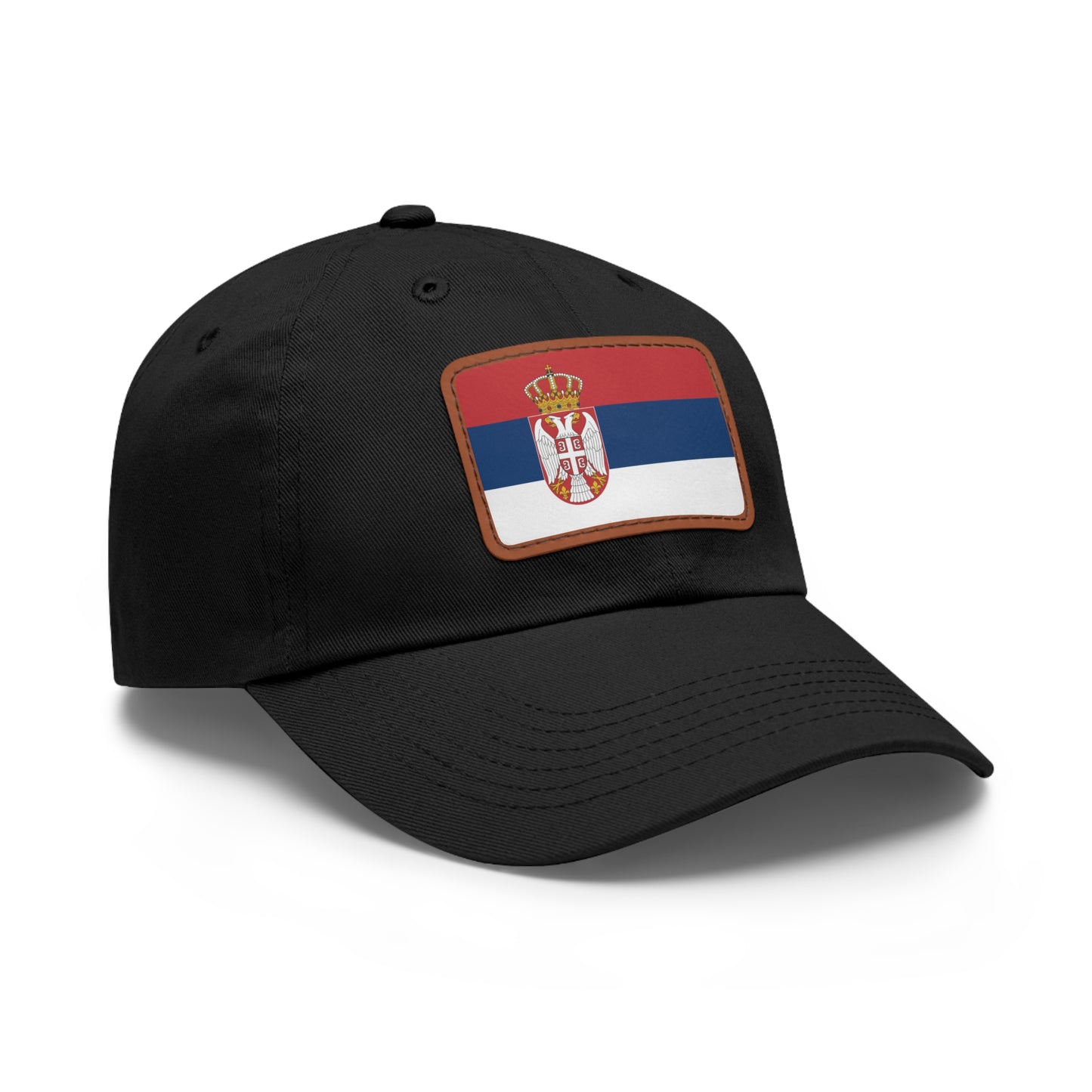 Serbia Leather Patch Hat