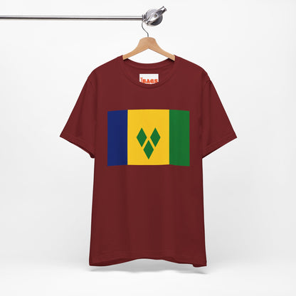 Saint Vincent and the Grenadines Flag on T-shirt