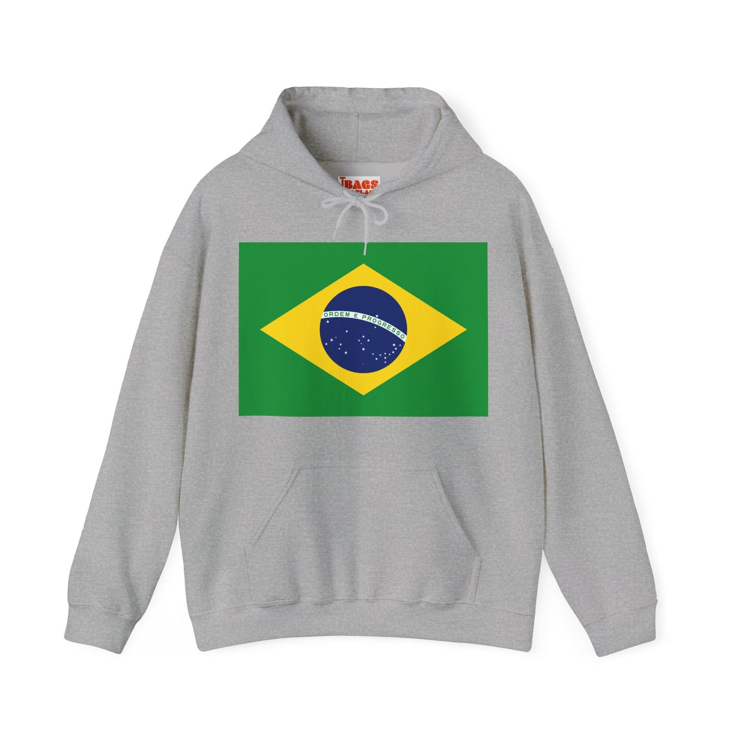 Brazil Flag on Hoodie