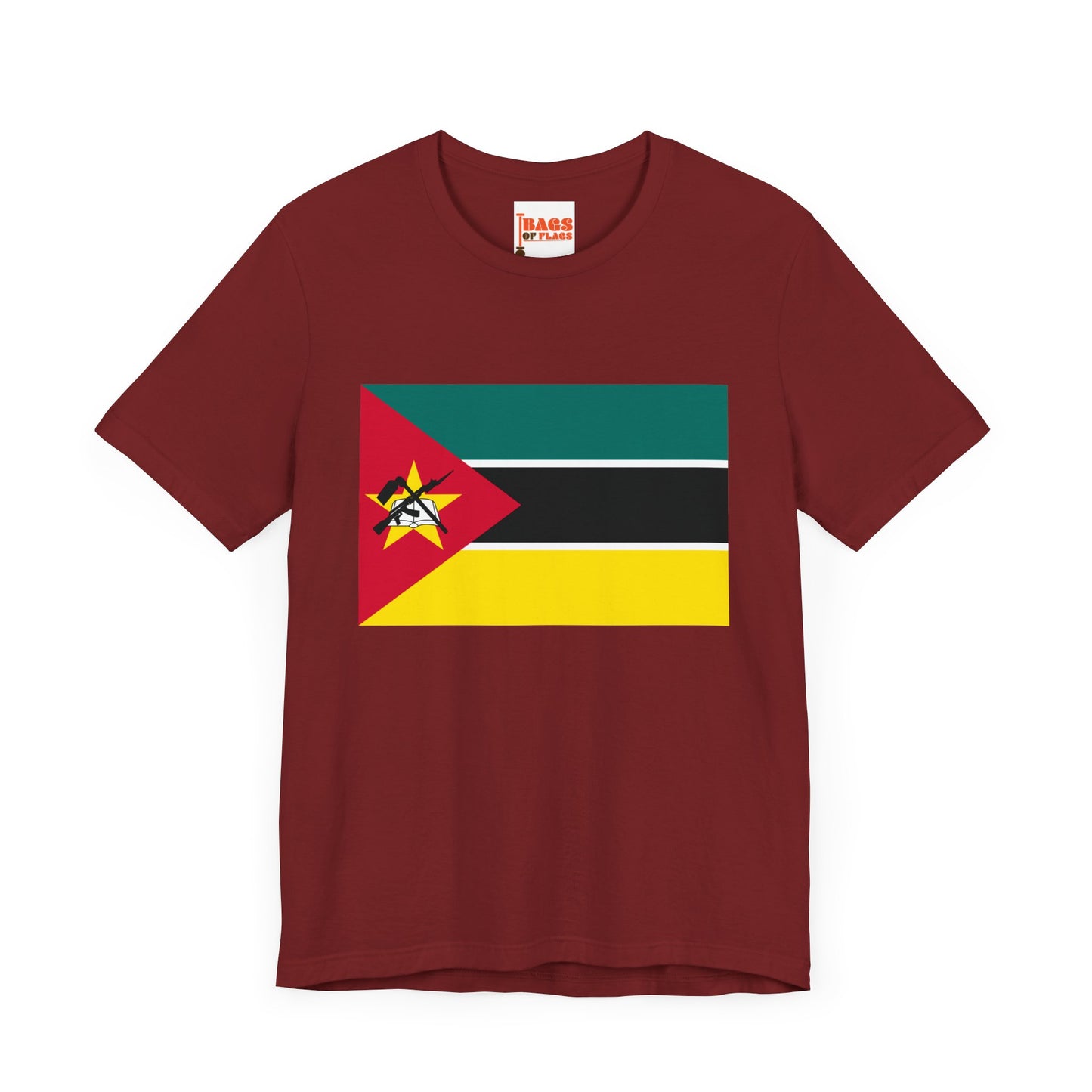 Mozambique Flag on T-shirt