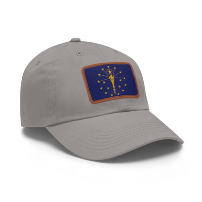 Indiana Leather Patch Hat