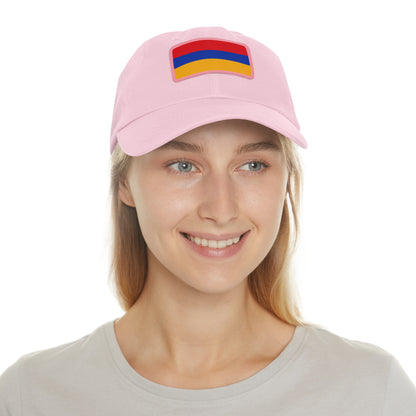 Armenia Leather Patch Hat