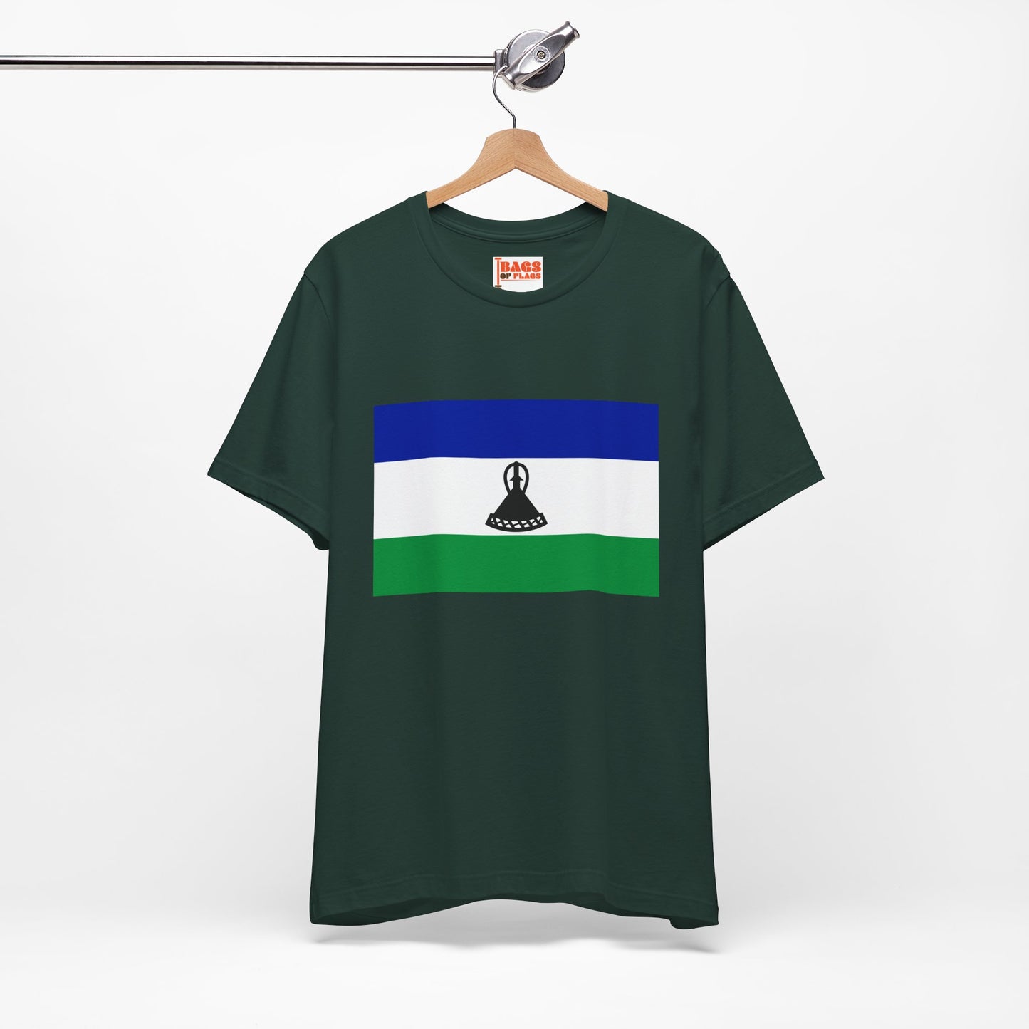Lesotho Flag on T-shirt