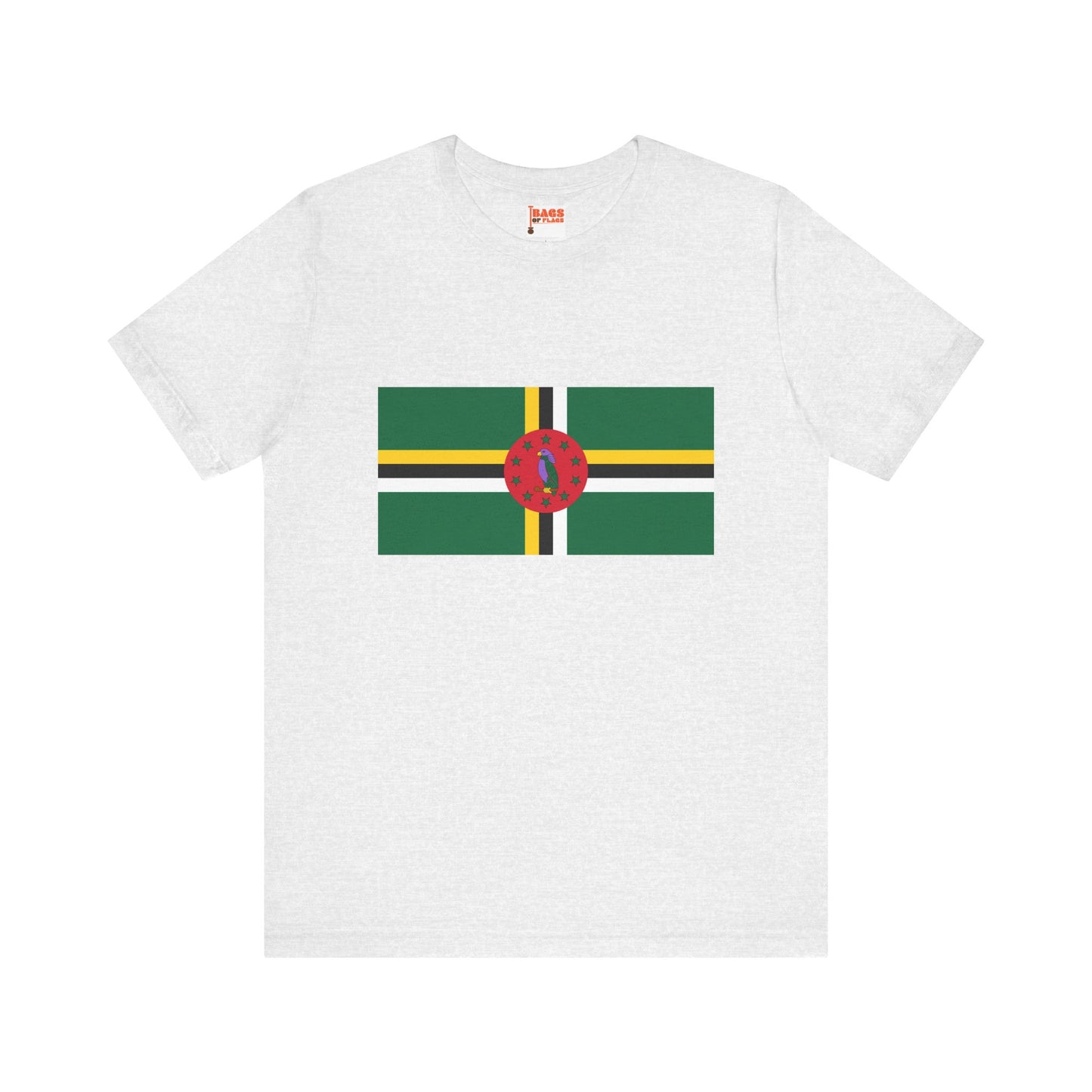 Dominica Flag on T-shirt