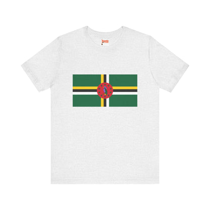 Dominica Flag on T-shirt