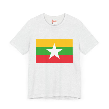 Myanmar Flag on T-shirt
