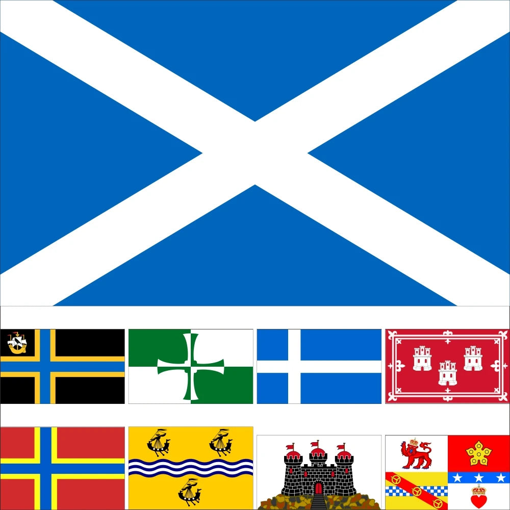 Scotland and British Regional Flags