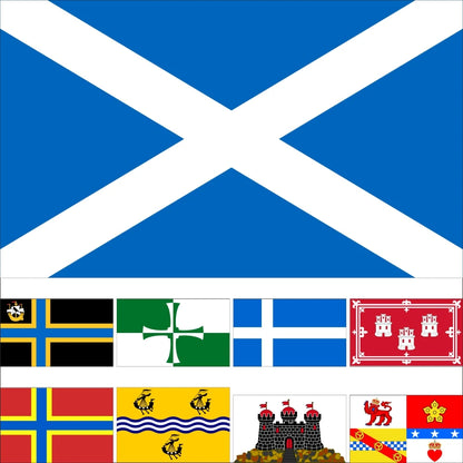 Scotland and British Regional Flags