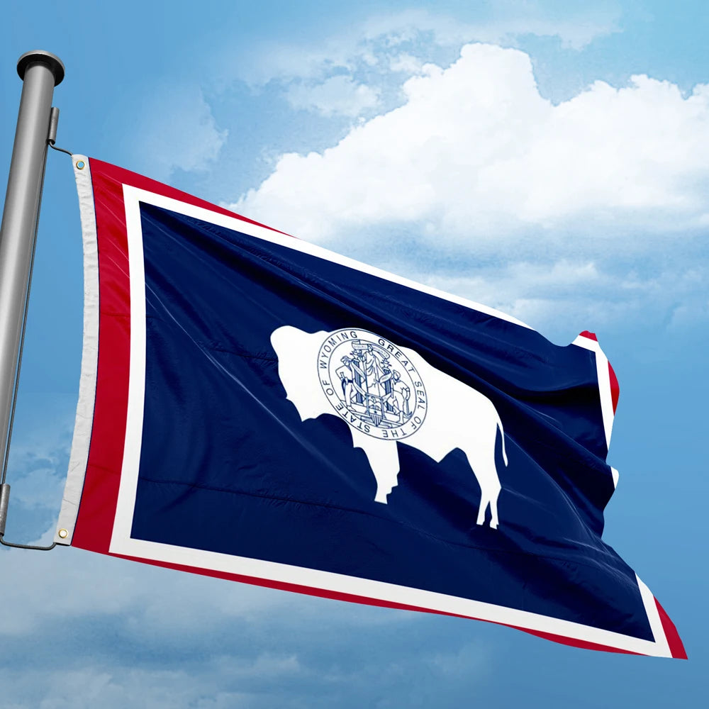 Wyoming State Flag – USA States Flags