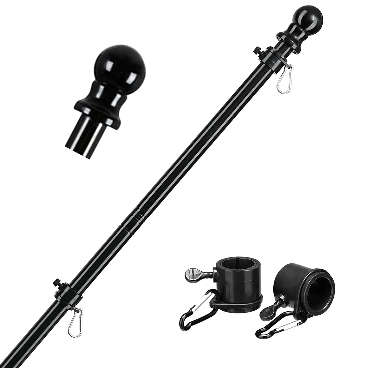 1.8m Telescopic Flag Pole