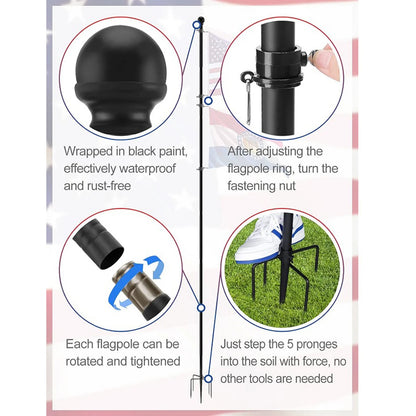 Stainless Steel Outdoor Flag Pole