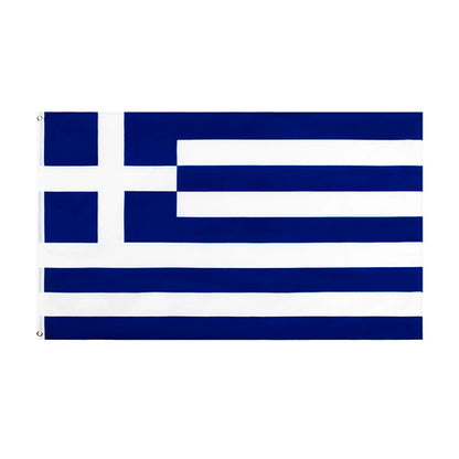 Greece Flag with or without Coat of Arms