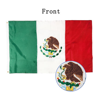 Mexico Flag - Embroidered