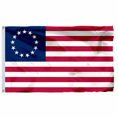 Historic U.S. Flags Including 13-Star Hopkinson Flag