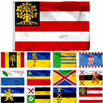 Netherlands North Brabant Municipal and City Flags